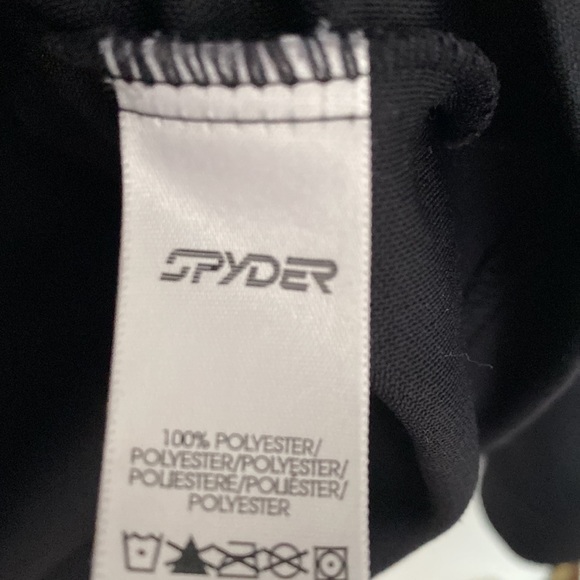 Spyder Men’s Black 1/2 Zip - Picture 5 of 5